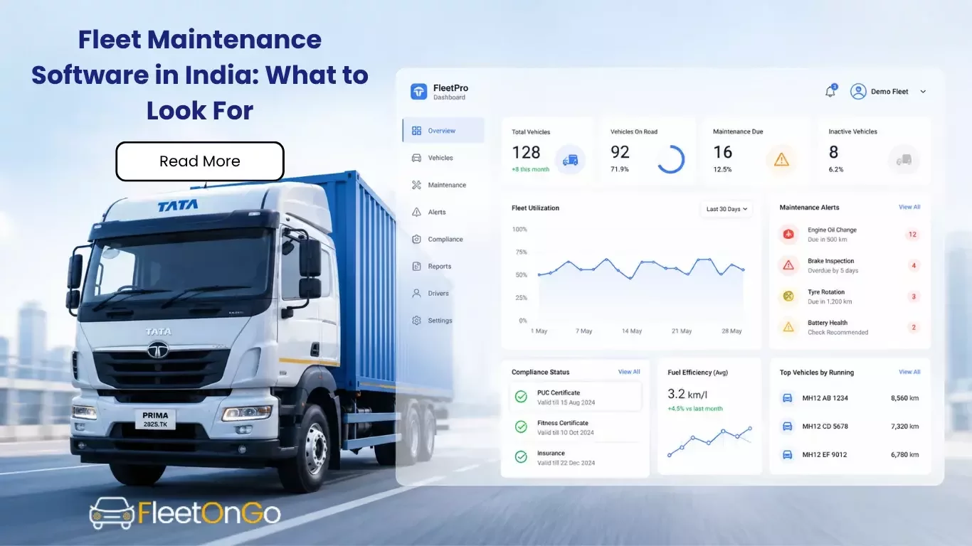 Best Fleet Maintenance Software in India (2026 Guide + Features) 