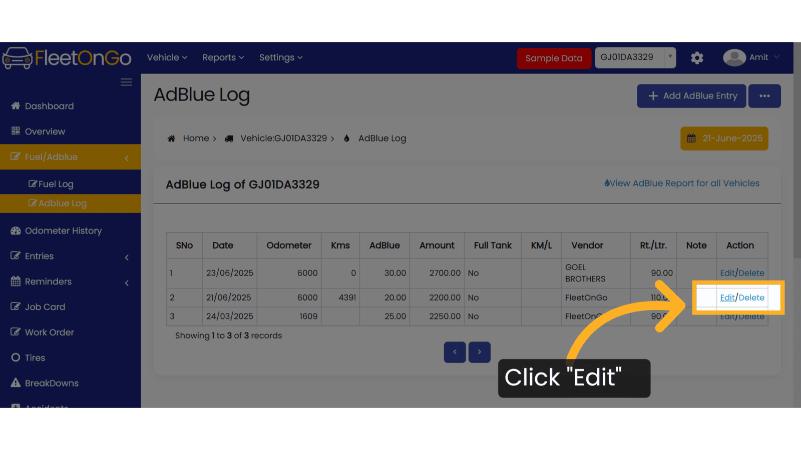 Click 'Edit'