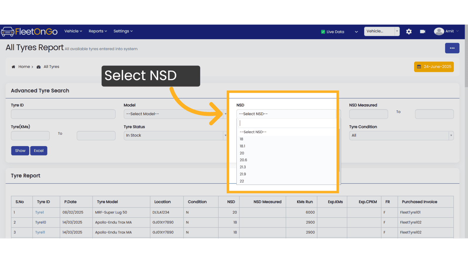 Select NSD