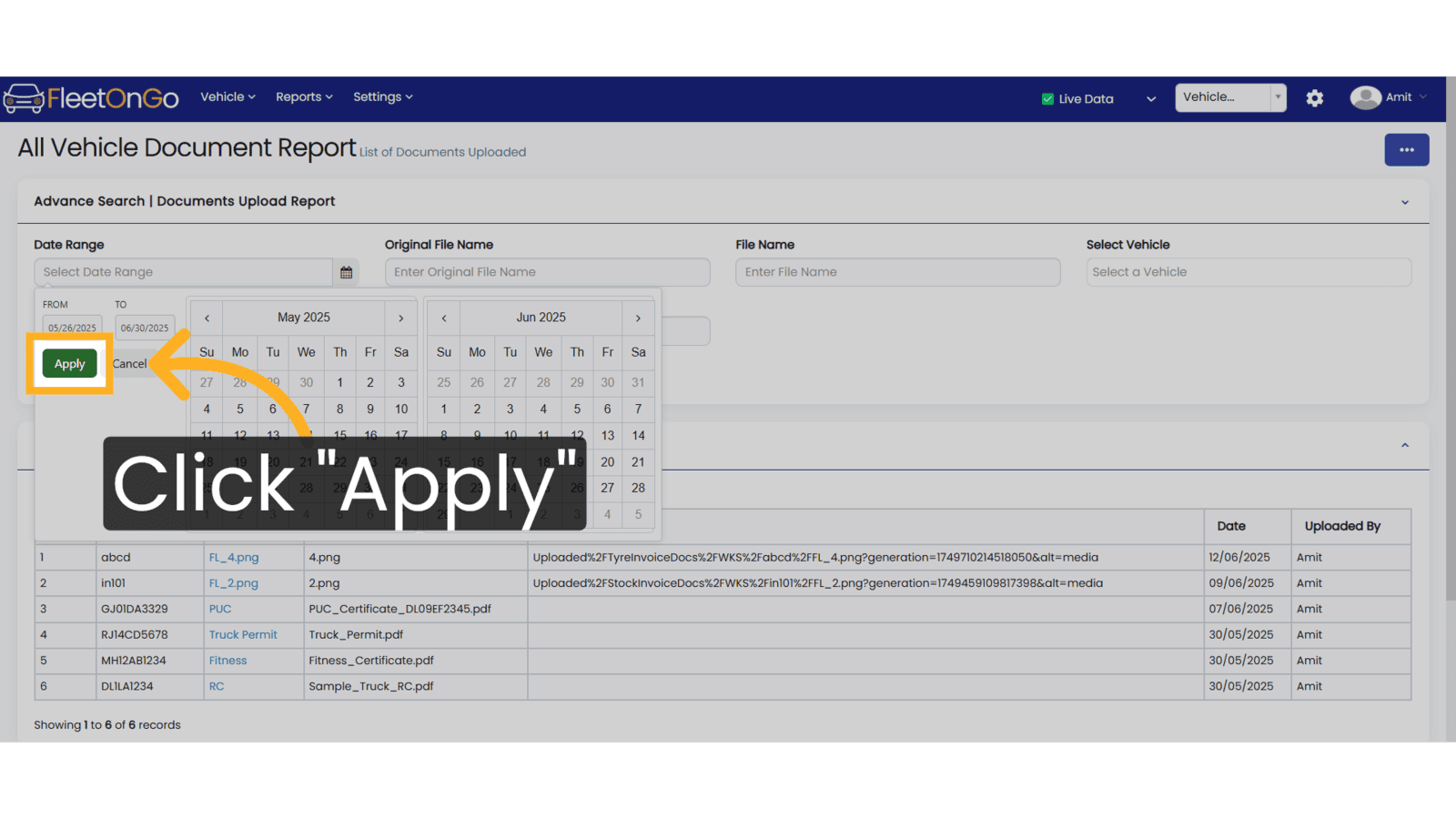 Click 'Apply'