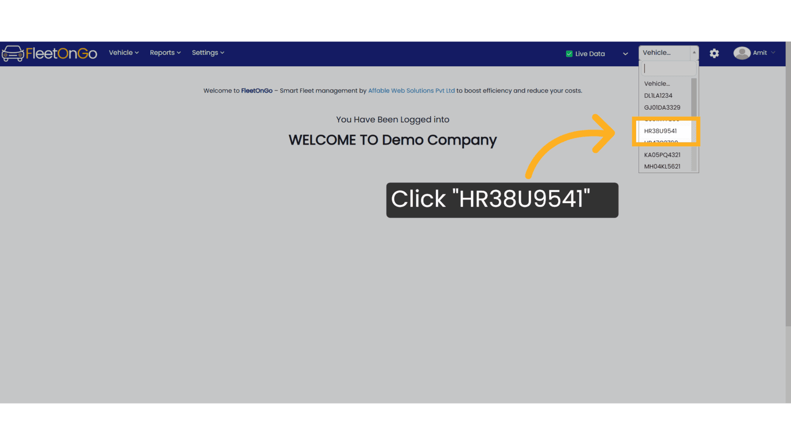 Click 'HR38U9541'