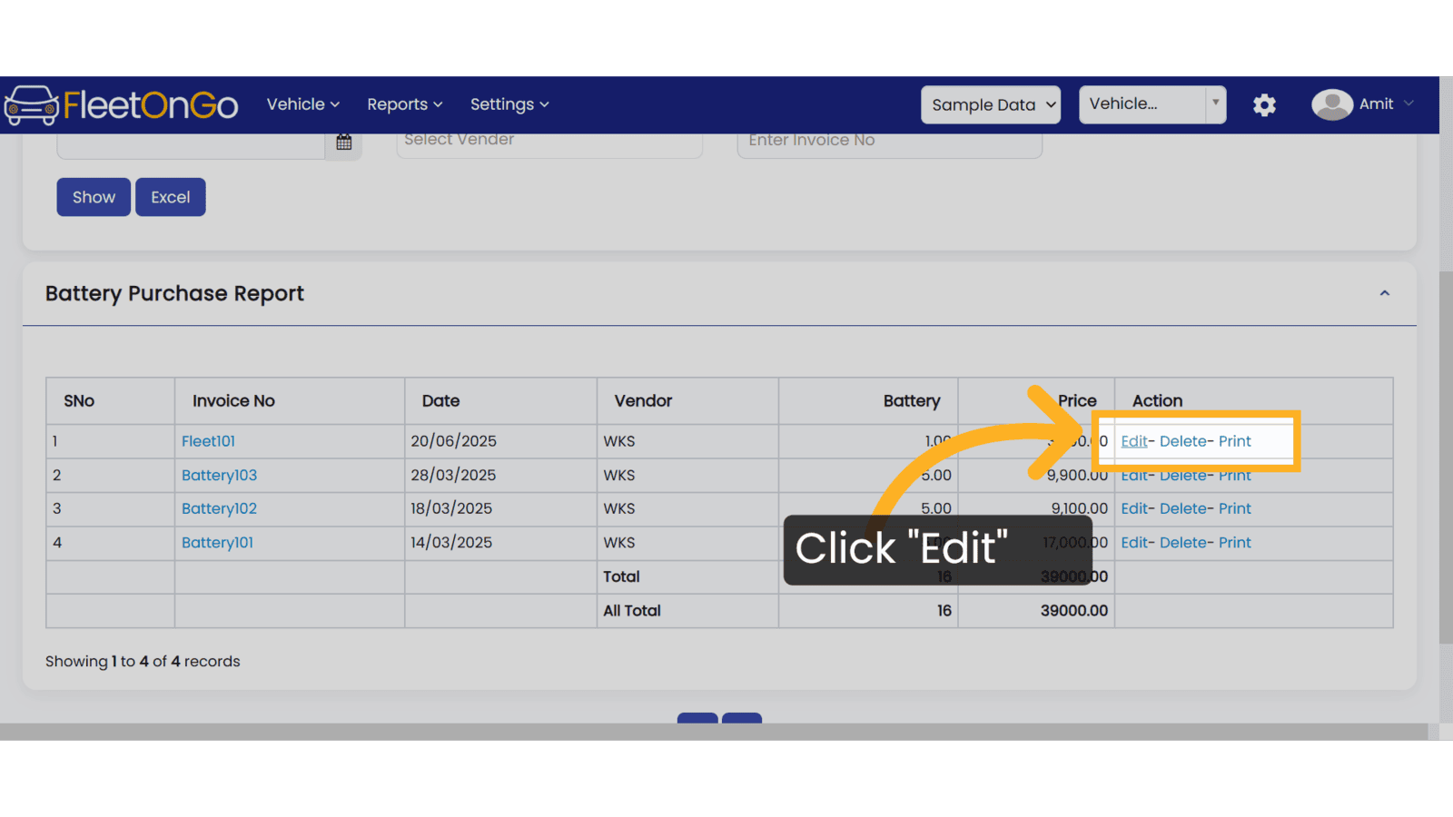 Click 'Edit'