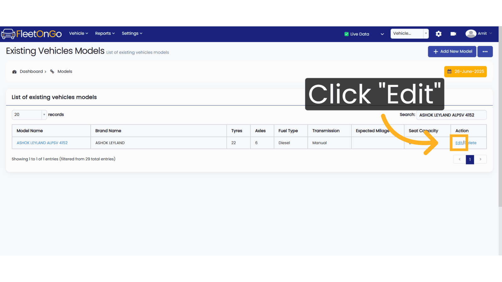 Click 'Edit'