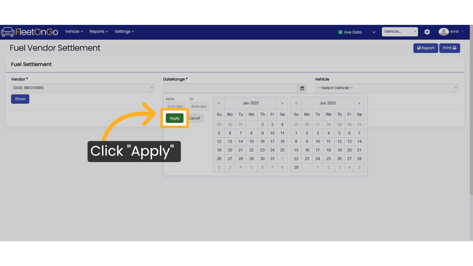 Click 'Apply'