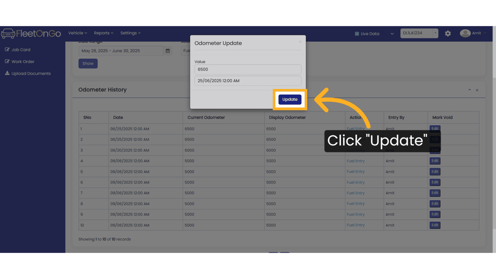 Click 'Update'