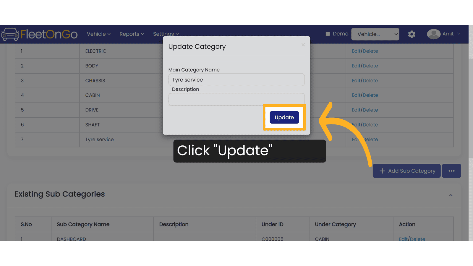 Click 'Update'