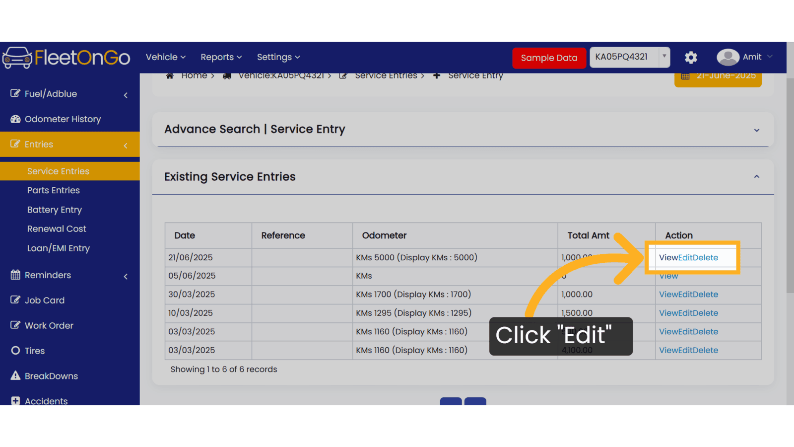 Click 'Edit'