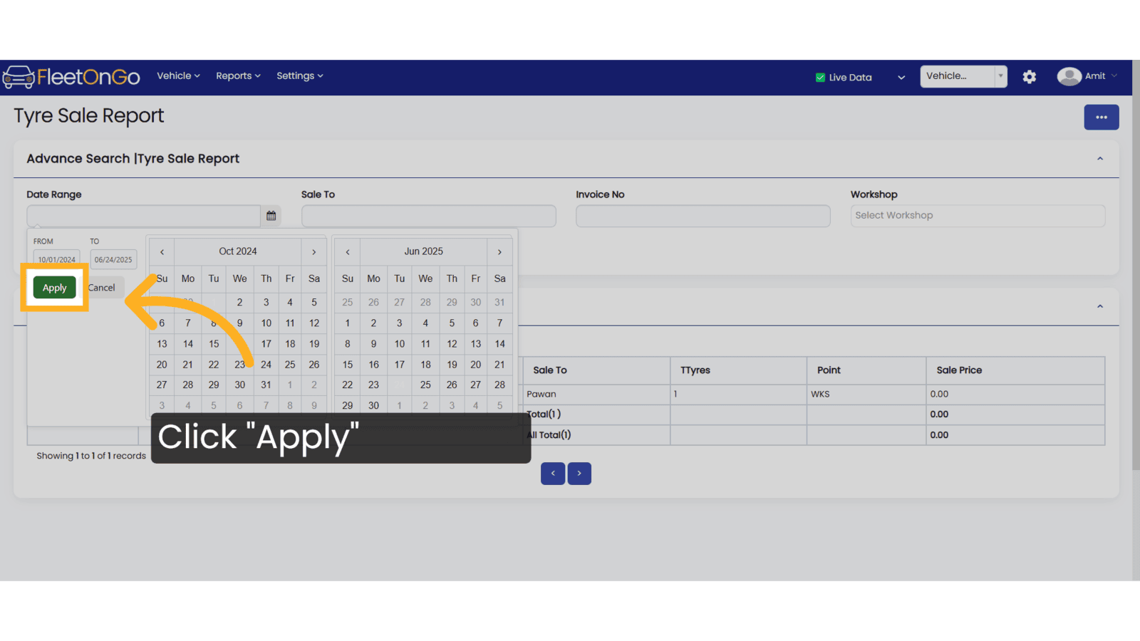 Click 'Apply'
