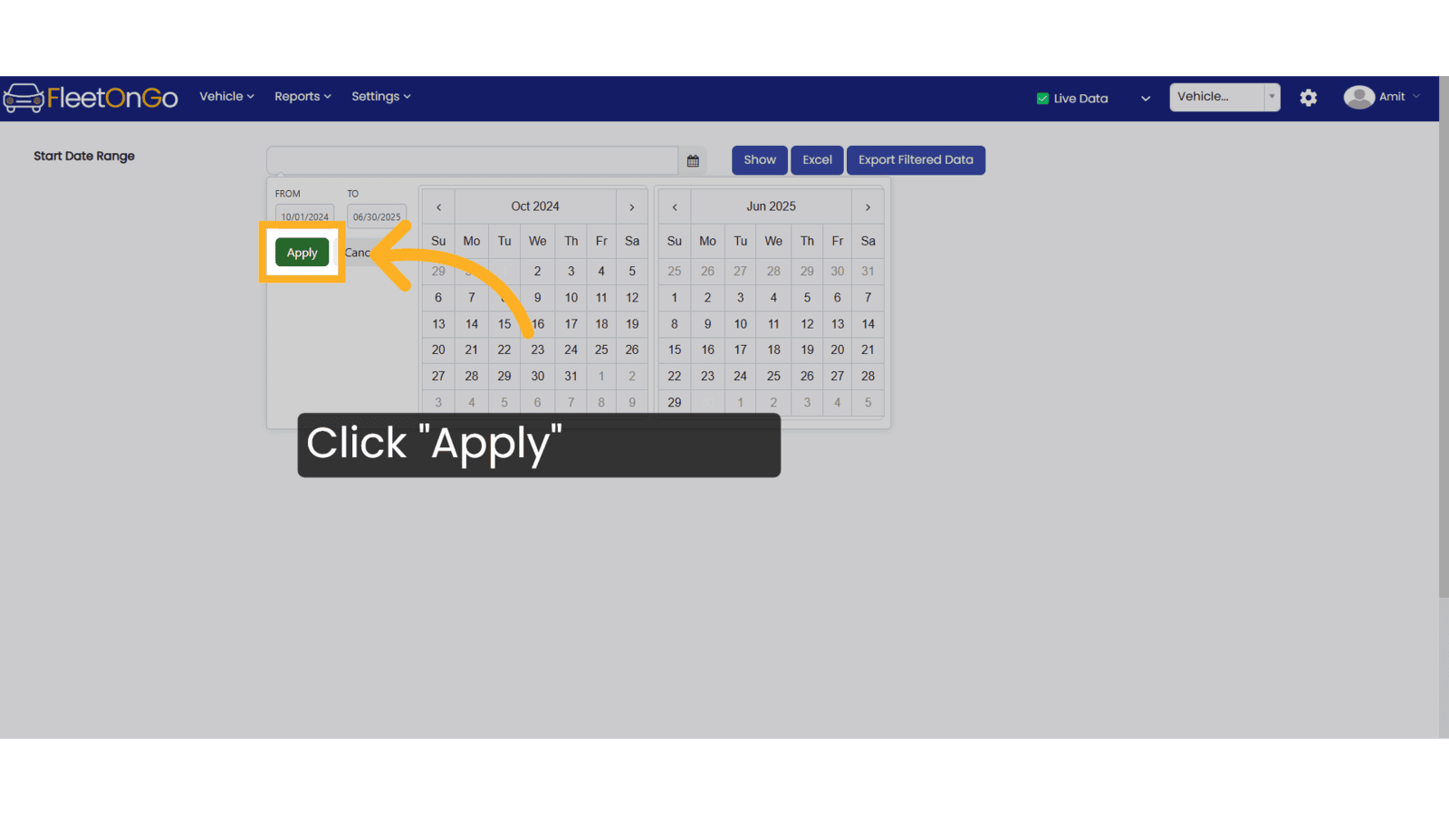 Click 'Apply'