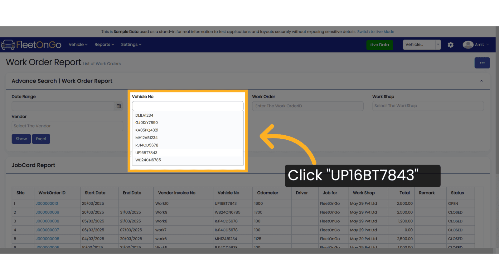 Click 'UP16BT7843'